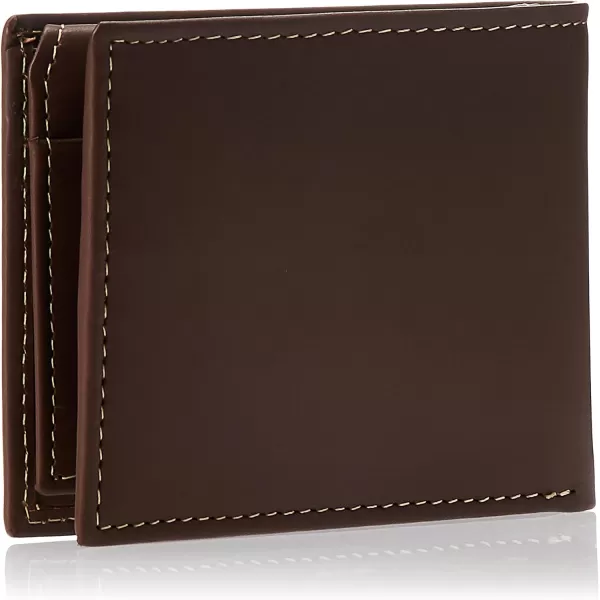 Timberland Men's Leather Wallet with Attached Flip Pocket)