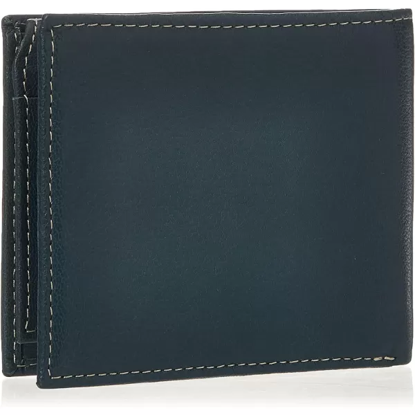 Timberland Men's Leather Wallet with Attached Flip Pocket)