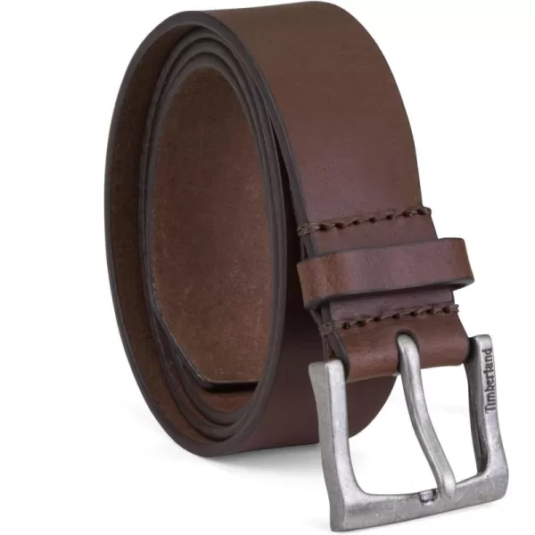 Timberland Men's Classic Leather Jean Belt 1.4 Inches Wide 