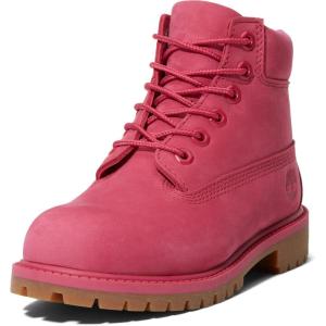 imageTimberland Boys 6quot Premium Waterproof BootDark Pink Nubuck