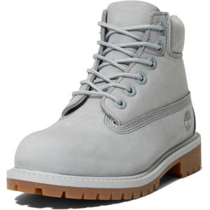 imageTimberland Boys 6quot Premium Waterproof BootLight Grey Nubuck