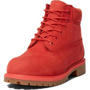 imageTimberland Boys 6quot Premium Waterproof BootMedium Red Nubuck
