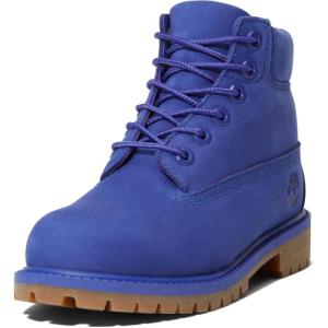 imageTimberland Boys 6quot Premium Waterproof Fashion BootBright Blue Nubuck