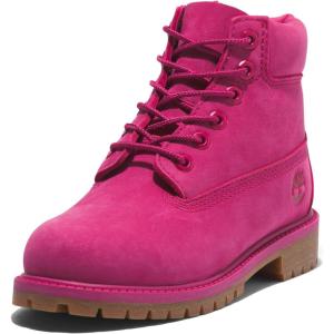 imageTimberland Boys 6quot Premium Waterproof Fashion BootDark Pink Nubuck