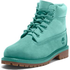 imageTimberland Boys 6quot Premium Waterproof Fashion BootLight Green Nubuck