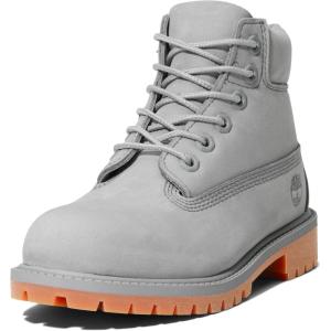 imageTimberland Boys 6quot Premium Waterproof Fashion BootLight Grey Nubuck