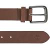 imageTimberland Mens 35mm Classic Buckle Leather Belt for JeansBrown