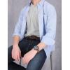 imageTimberland Mens 35mm Classic Buckle Leather Belt for JeansDark Brown