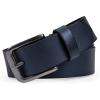 imageTimberland Mens 35mm Classic Buckle Leather Belt for JeansNavy