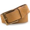 imageTimberland Mens 38mm Icon Nubuck Boot Leather BeltBeige Wheat
