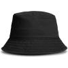 imageTimberland Mens Bucket Hat Cotton Twill Soft Brushed Finish Packable Sun HatBlack