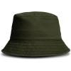 imageTimberland Mens Bucket Hat Cotton Twill Soft Brushed Finish Packable Sun HatLeaf Green Dark Green