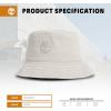 imageTimberland Mens Bucket Hat Cotton Twill Soft Brushed Finish Packable Sun HatVintage White White