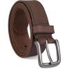 imageTimberland Mens 35mm Classic Buckle Leather Belt for JeansDark Brown