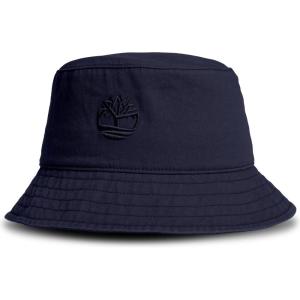 imageTimberland Mens Bucket Hat Cotton Twill Soft Brushed Finish Packable Sun HatPeacoat Navy Blue