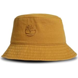 imageTimberland Mens Bucket Hat Cotton Twill Soft Brushed Finish Packable Sun HatWheat Brown
