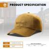 imageTimberland Cooper Hill Mens Baseball Cap  Cotton Canvas Adjustable Lightweight ampamp Stylish Hat for Outdoor ActivitiesWheat Brown