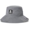 imageTimberland Floppy Bucket Hat for Men Packable Sun Hat with Adjustable Chin Cord Lightweight and Breathable Sun ProtectionAlloy Grey