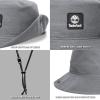 imageTimberland Floppy Kids Bucket Hat Boys Ages 714 One Size Packable Sun Hat Adjustable Chin Cord Lightweight ampamp BreathableAlloy Grey