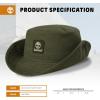 imageTimberland Floppy Kids Bucket Hat Boys Ages 714 One Size Packable Sun Hat Adjustable Chin Cord Lightweight ampamp BreathableLeaf Green Dark Green