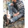 imageTimberland Mens Hiking Wool Winter Cushioned Crew Socks with Arch Support Size 712 Multiple Colors 3 PairsDenim Multi