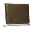 imageTimberland Mens RFID Blocking Wallet  Genuine Leather Passcase with Removable ID Holder 6 Card Slots 2 Billfold Pockets Slim Design Navy Blue One SizeDark Brown