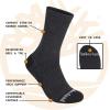 imageTimberland Mens Sports Crew Socks Sorbtek Moisture Control Arch Support Padded Cushion Drop Needle StitchingDenim