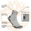imageTimberland Mens Wool Hiking Winter Thermal Boot Full Cushioned Low Cut Quarter Socks with Arch SupportDenim Multi