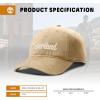 imageTimberland Midland Beach Mens Baseball Cap Soft Cotton Adjustable Lightweight ampamp Stylish Hat for Outdoor ActivitiesTan