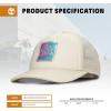imageTimberland Monochrome Kids Trucker Hat for Girls Ages 714 Breathable and Adjustable Snapback Mesh Cap One SizeAntique White White