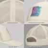 imageTimberland Monochrome Kids Trucker Hat for Girls Ages 714 Breathable and Adjustable Snapback Mesh Cap One SizeAntique White White