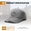 imageTimberland Soundview Baseball Cap for Boys 714 Cotton Canvas Adjustable Lightweight ampamp Durable One SizePavement Grey