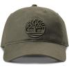 imageTimberland Soundview Mens Baseball Cap  Cotton Canvas Adjustable Lightweight ampamp Stylish Hat for Outdoor ActivitiesLeaf Green Dark Green