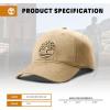 imageTimberland Soundview Mens Baseball Cap  Cotton Canvas Adjustable Lightweight ampamp Stylish Hat for Outdoor ActivitiesTan