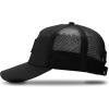 imageTimberland Trucker Hat Soft Structured Baseball Cap Adjustable Mesh Back Curved Brim Breathable ampamp Lightweight  One SizeBlack