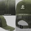 imageTimberland Trucker Hat Soft Structured Baseball Cap Adjustable Mesh Back Curved Brim Breathable ampamp Lightweight  One SizeLeaf Green