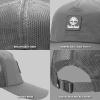 imageTimberland Trucker Hat Soft Structured Baseball Cap Adjustable Mesh Back Curved Brim Breathable ampamp Lightweight  One SizeQuicksilver