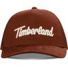 imageTimberland Trucker Hat for Men  Durable Cotton Twill Adjustable Snapback Cap Breathable Mesh BackBurnt Henna Red