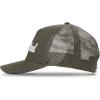 imageTimberland Trucker Hat for Men  Durable Cotton Twill Adjustable Snapback Cap Breathable Mesh BackLeaf Green Dark Green