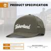 imageTimberland Trucker Hat for Men  Durable Cotton Twill Adjustable Snapback Cap Breathable Mesh BackLeaf Green Dark Green