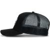 imageTimberland Trucker Hat for Men One Size Durable Cotton Twill Adjustable Mesh Back Curved Brim Breathable and LightweightBlack