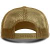 imageTimberland Trucker Hat for Men One Size Durable Cotton Twill Adjustable Mesh Back Curved Brim Breathable and LightweightWheat Brown