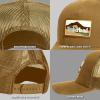 imageTimberland Trucker Hat for Men One Size Durable Cotton Twill Adjustable Mesh Back Curved Brim Breathable and LightweightWheat Brown