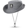 imageTimberland Floppy Bucket Hat for Men Packable Sun Hat with Adjustable Chin Cord Lightweight and Breathable Sun ProtectionAlloy Grey