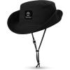 imageTimberland Floppy Kids Bucket Hat Boys Ages 714 One Size Packable Sun Hat Adjustable Chin Cord Lightweight ampamp BreathableBlack