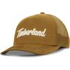 imageTimberland Kids Trucker Hat for Boys Ages 714 One Size Durable Cotton Twill Adjustable Snapback Breathable Mesh BackWheat Brown