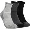 imageTimberland Mens Hiking Wool Winter Cushioned Low Cut Quarter Socks with Arch SupportBlack Multi
