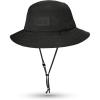 imageTimberland Mesh Panel Kids Boys Bucket Hat One Size Adjustable Chin Cord Wide Brim Sun Hat for Outdoor AdventuresBlack
