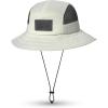 imageTimberland Mesh Panel Mens Bucket Hat Wide Brim Sun Hat with Adjustable Chin Cord Perfect for Outdoor AdventuresWhite