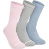 imageTimberland Socks for Women Supersoft Womens Socks Size M ampamp L Multiple Colors 3 PairsGrey Multi